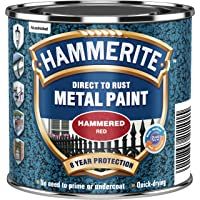 Hammerite Paint Metal Martillado 250ml Rojo